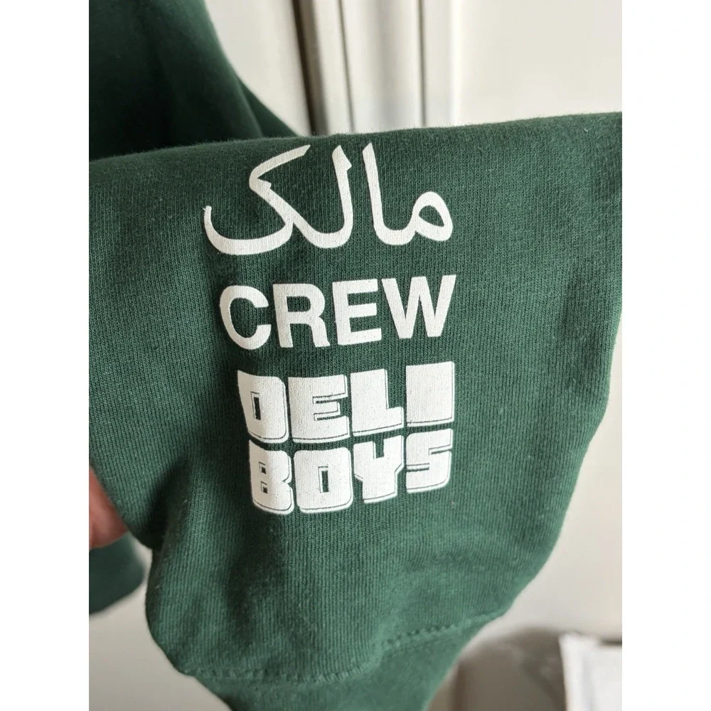 Deli Boys Crew Hoodie, Green, Size X-Large
